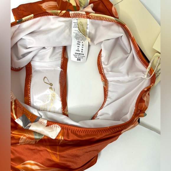 Gottex NWT Amore Spice Floral Rust Two Piece Swim Set - Picture 10 of 12